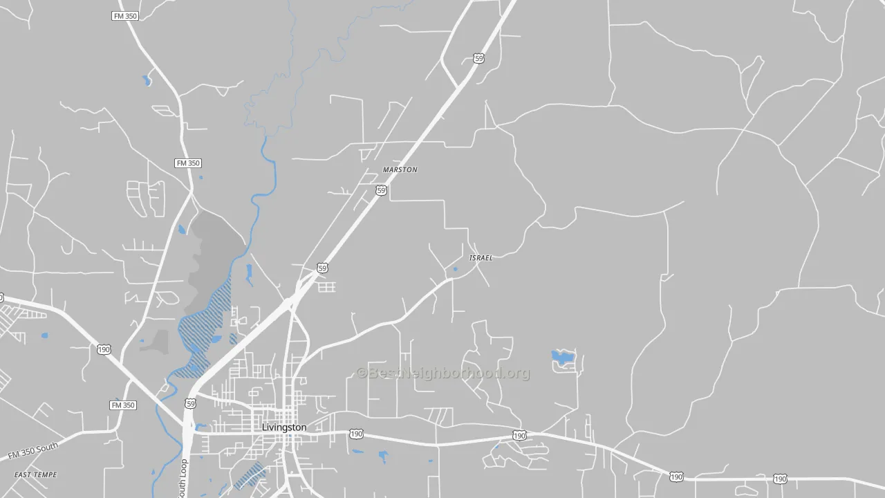 Transit Grade map of Marston, TX