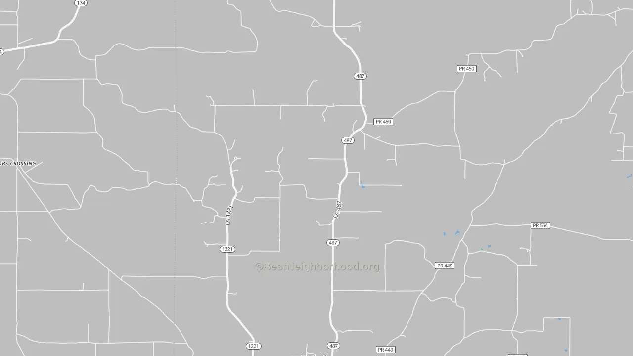 Transit Grade map of Marthaville, LA