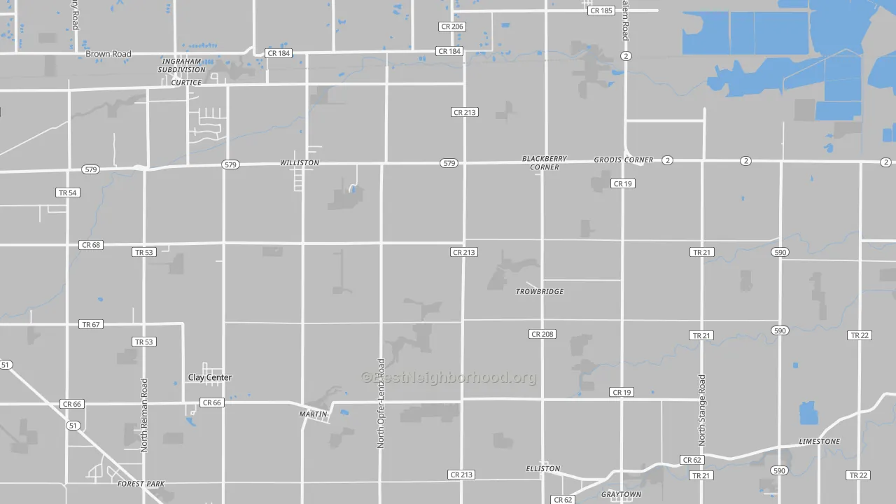 Transit Grade map of Martin, OH