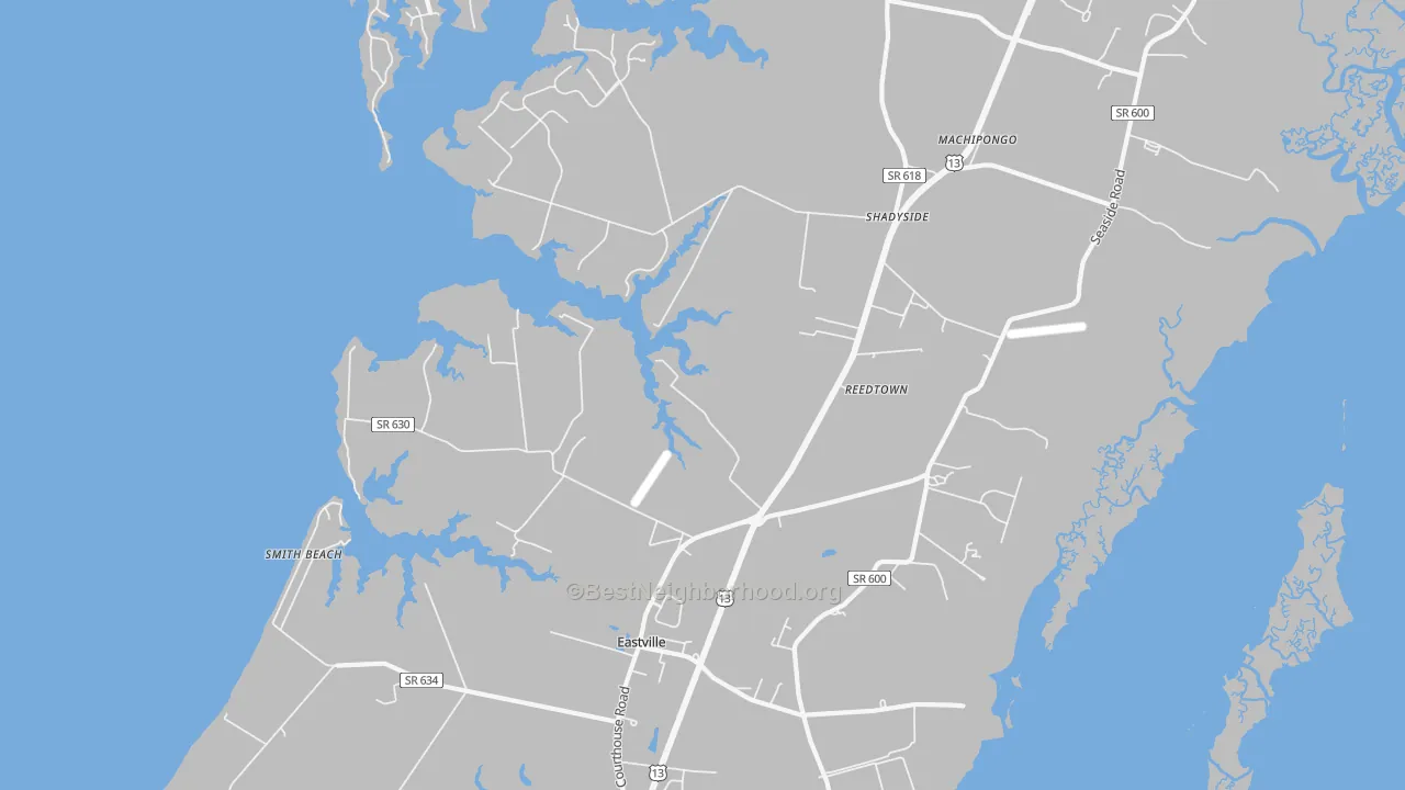 Transit Grade map of Martins Siding, VA