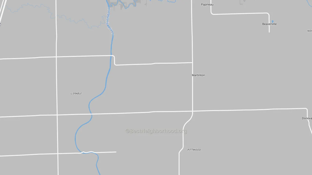 Transit Grade map of Martinton, IL