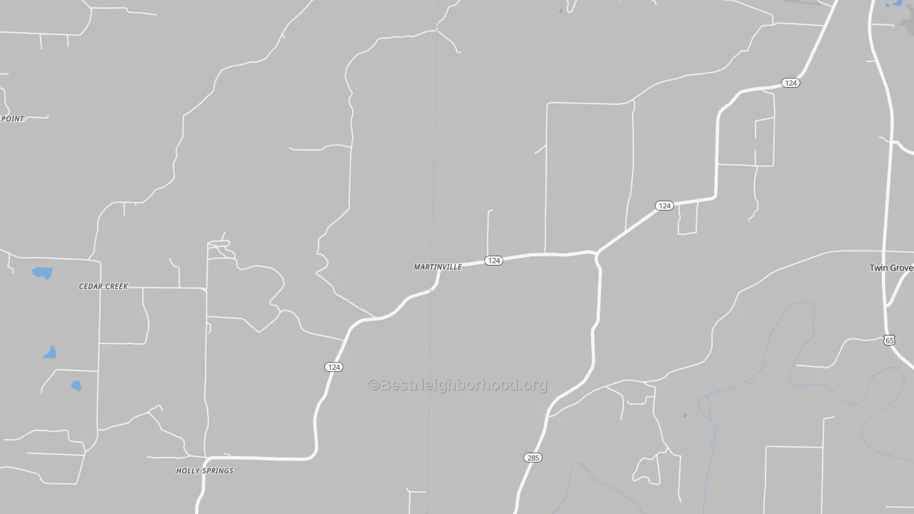 Transit Grade map of Martinville, AR