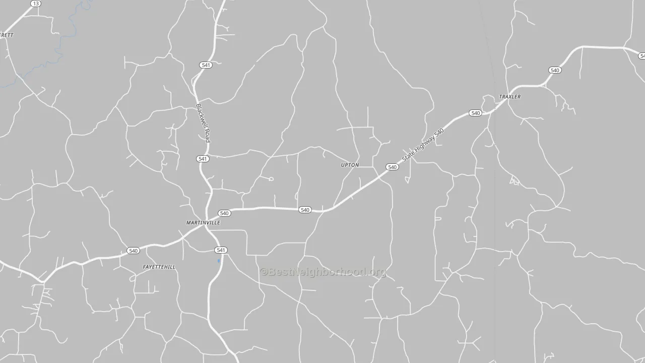 Transit Grade map of Martinville, MS