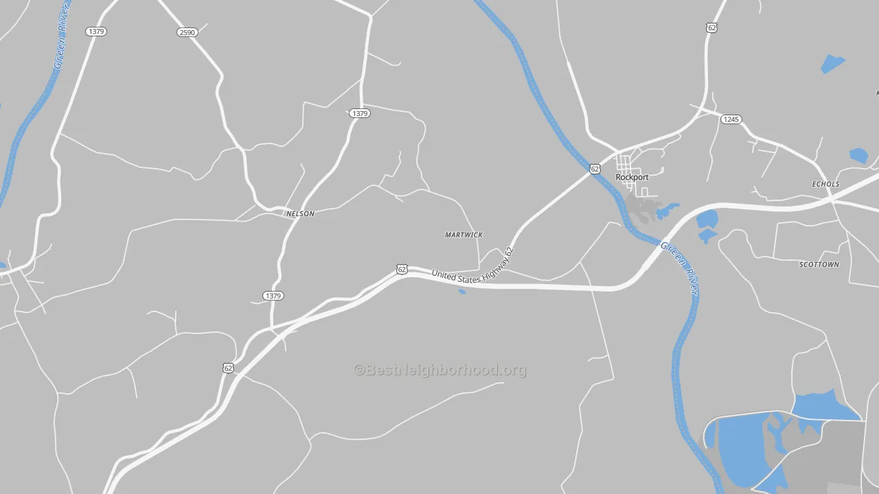 Transit Grade map of Martwick, KY