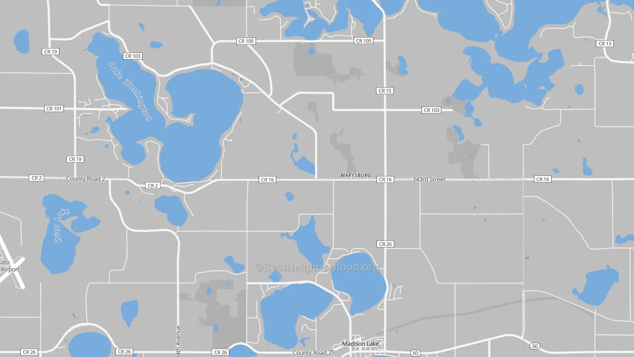 Transit Grade map of Marysburg, MN