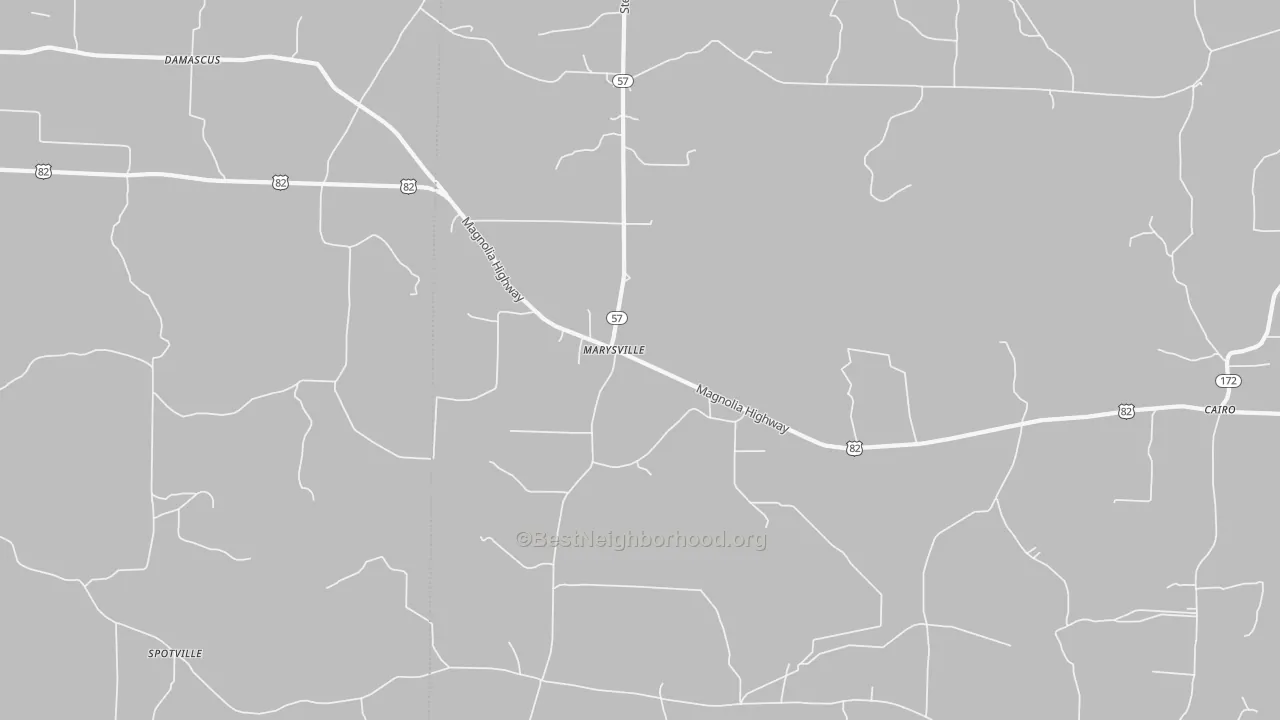 Transit Grade map of Marysville, AR