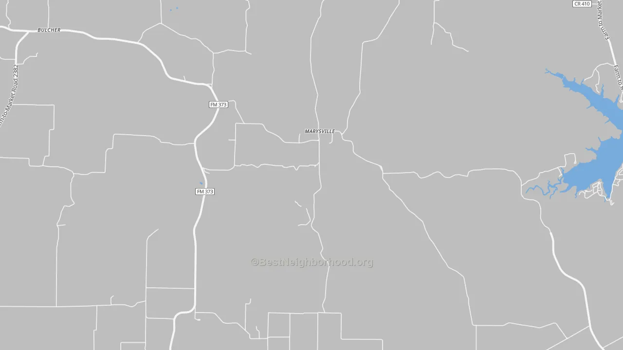 Transit Grade map of Marysville, TX