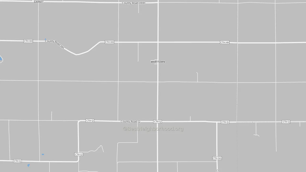 Transit Grade map of Marytown, WI