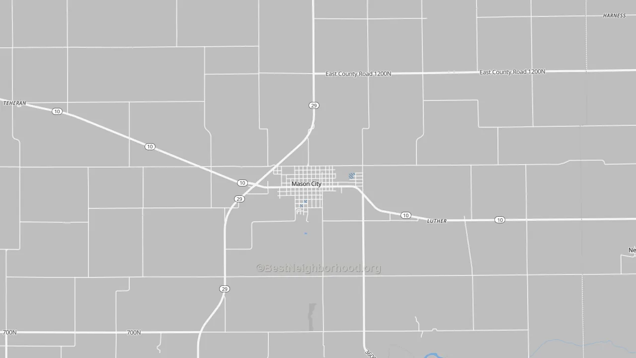 Transit Grade map of Mason City, IL
