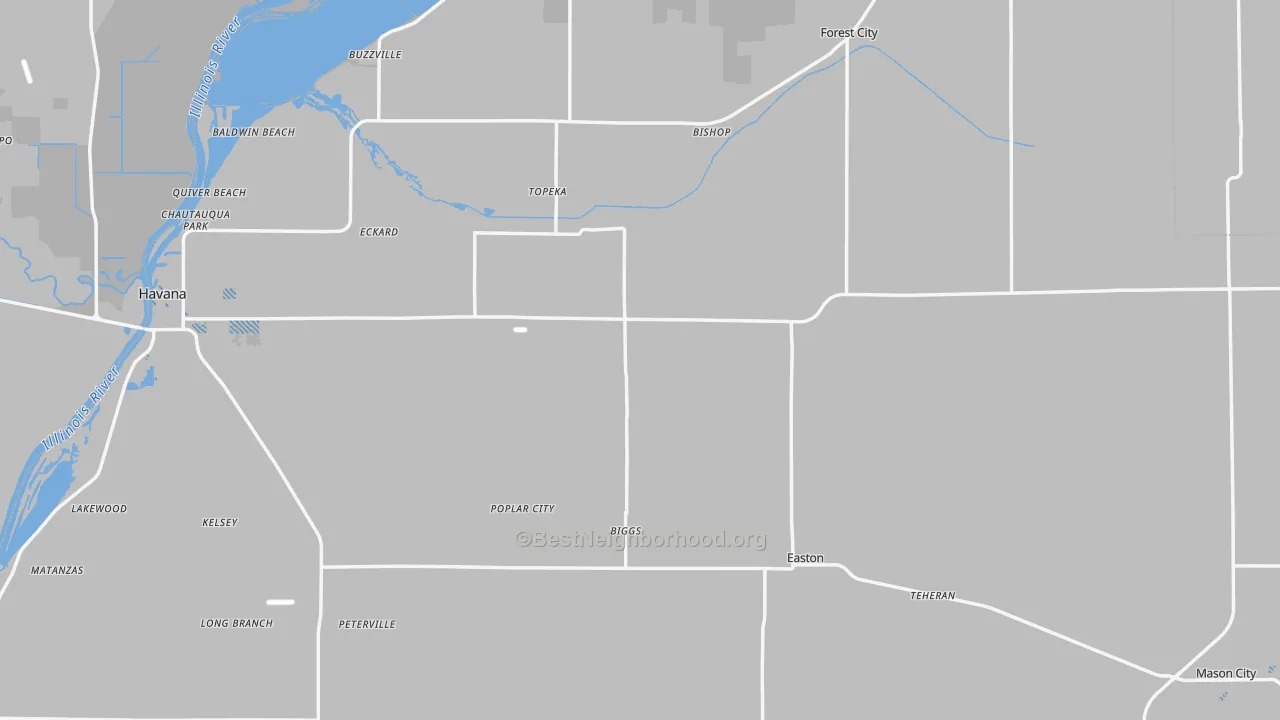 Transit Grade map of Mason County, IL