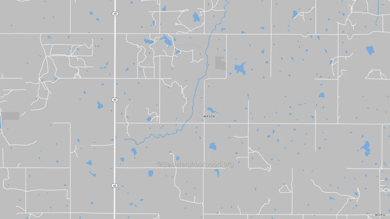 Transit Grade map of Mason, OK