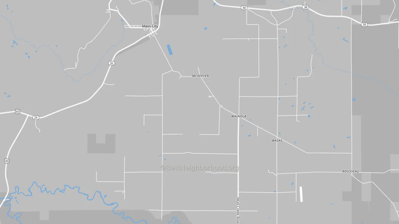 Transit Grade map of Mass City, MI