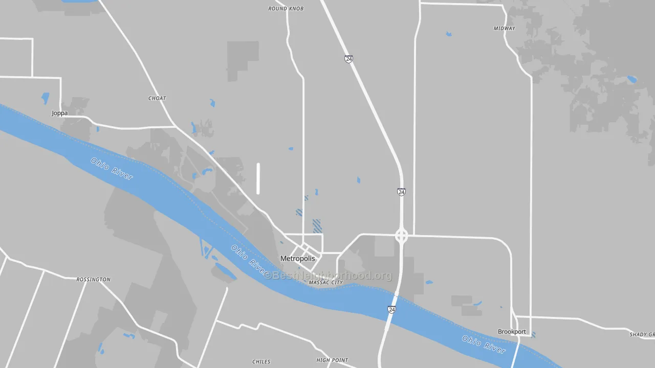 Transit Grade map of Massac County, IL