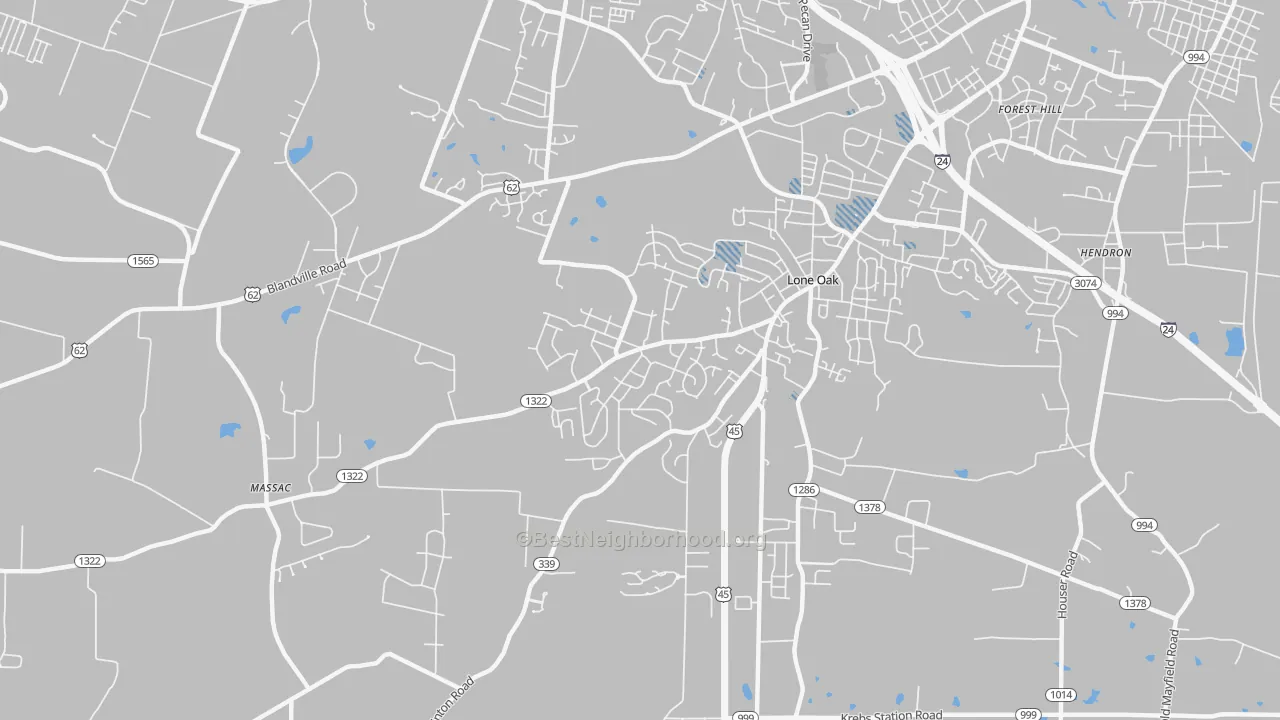 Transit Grade map of Massac, KY