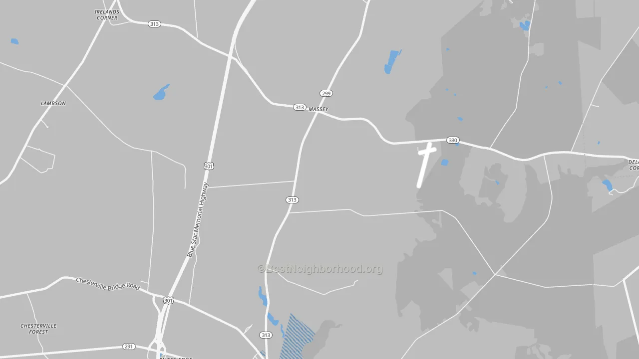 Transit Grade map of Massey, MD