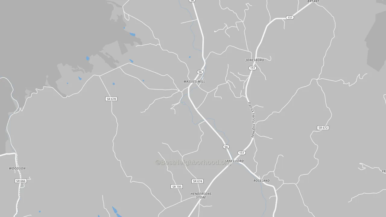 Transit Grade map of Massies Mill, VA