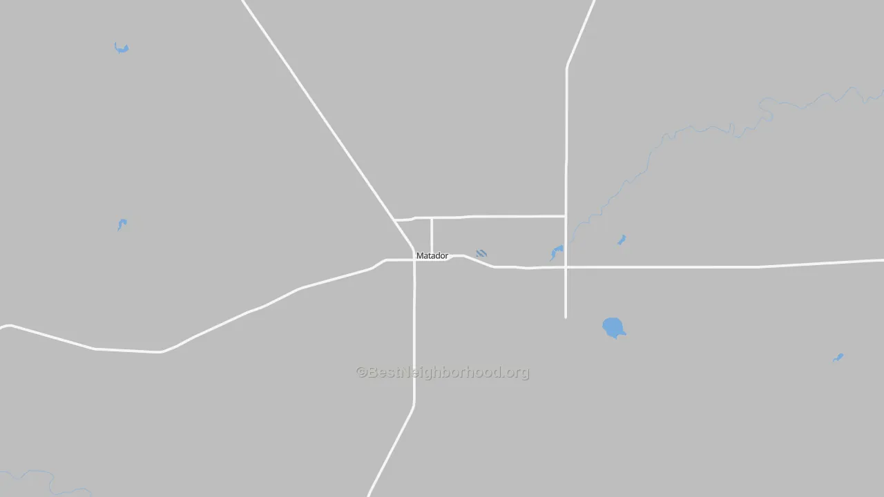 Transit Grade map of Matador, TX