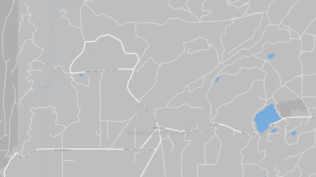 Transit Grade map of Matlock, WA