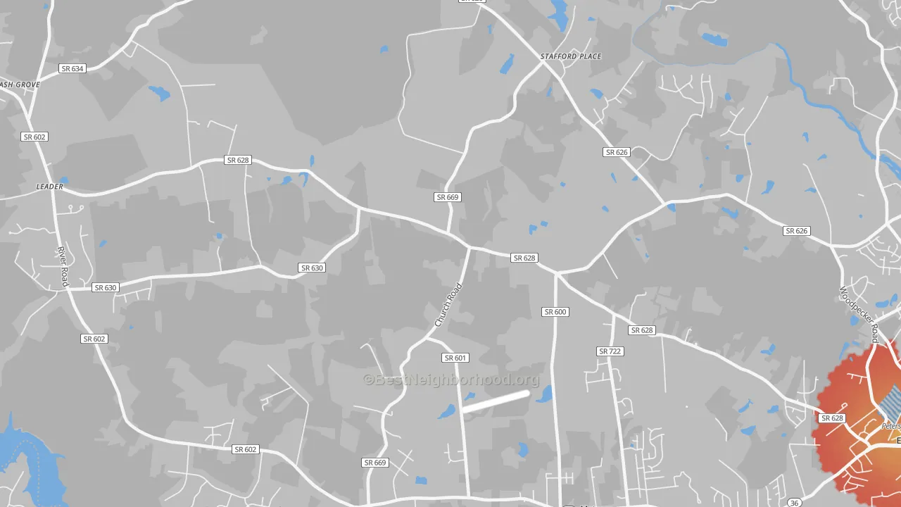 Transit Grade map of Matoaca, VA