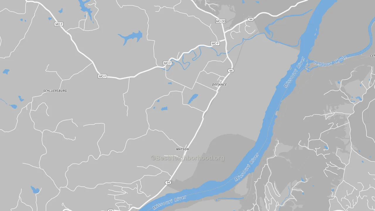 Transit Grade map of Matson, MO
