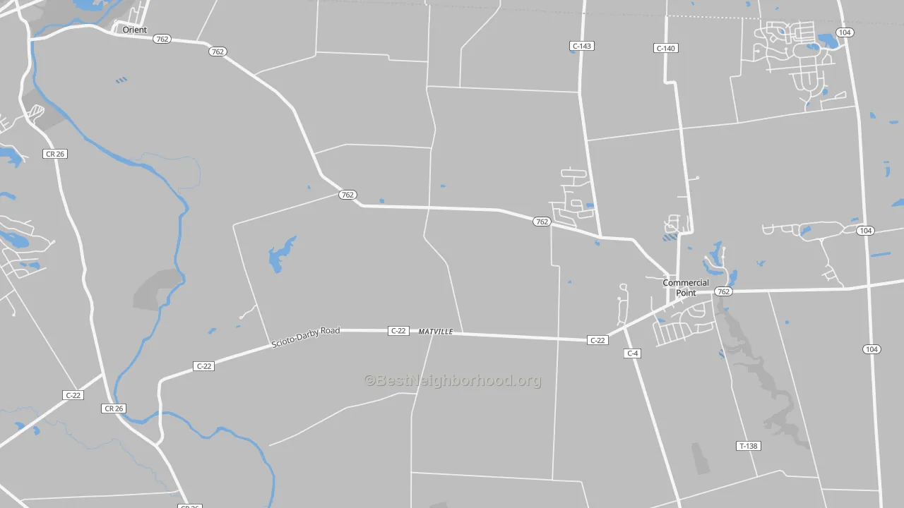 Transit Grade map of Matville, OH