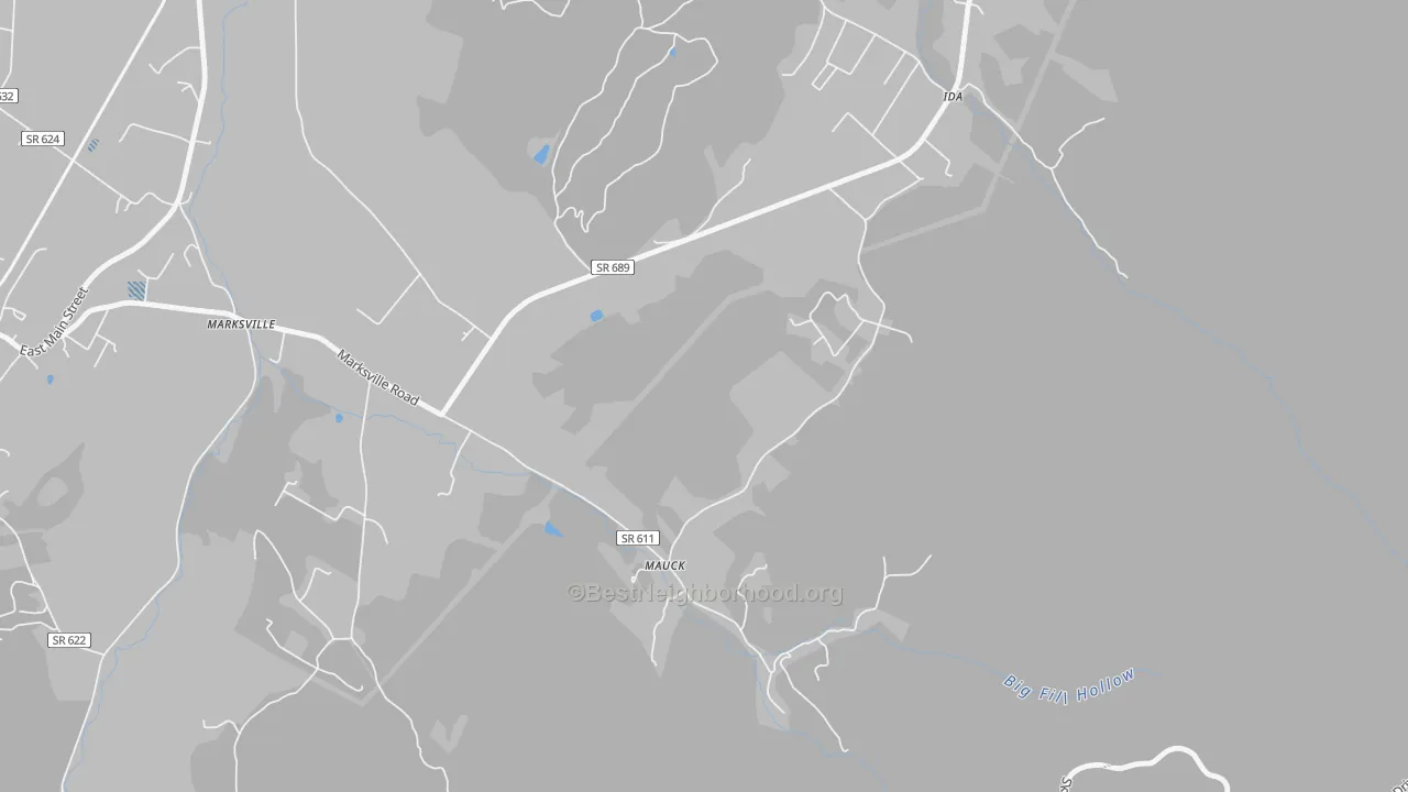 Transit Grade map of Mauck, VA