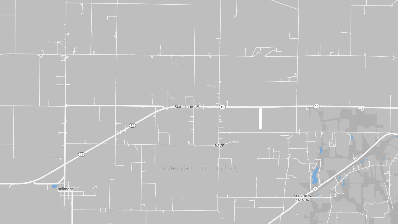Transit Grade map of Maud, IL