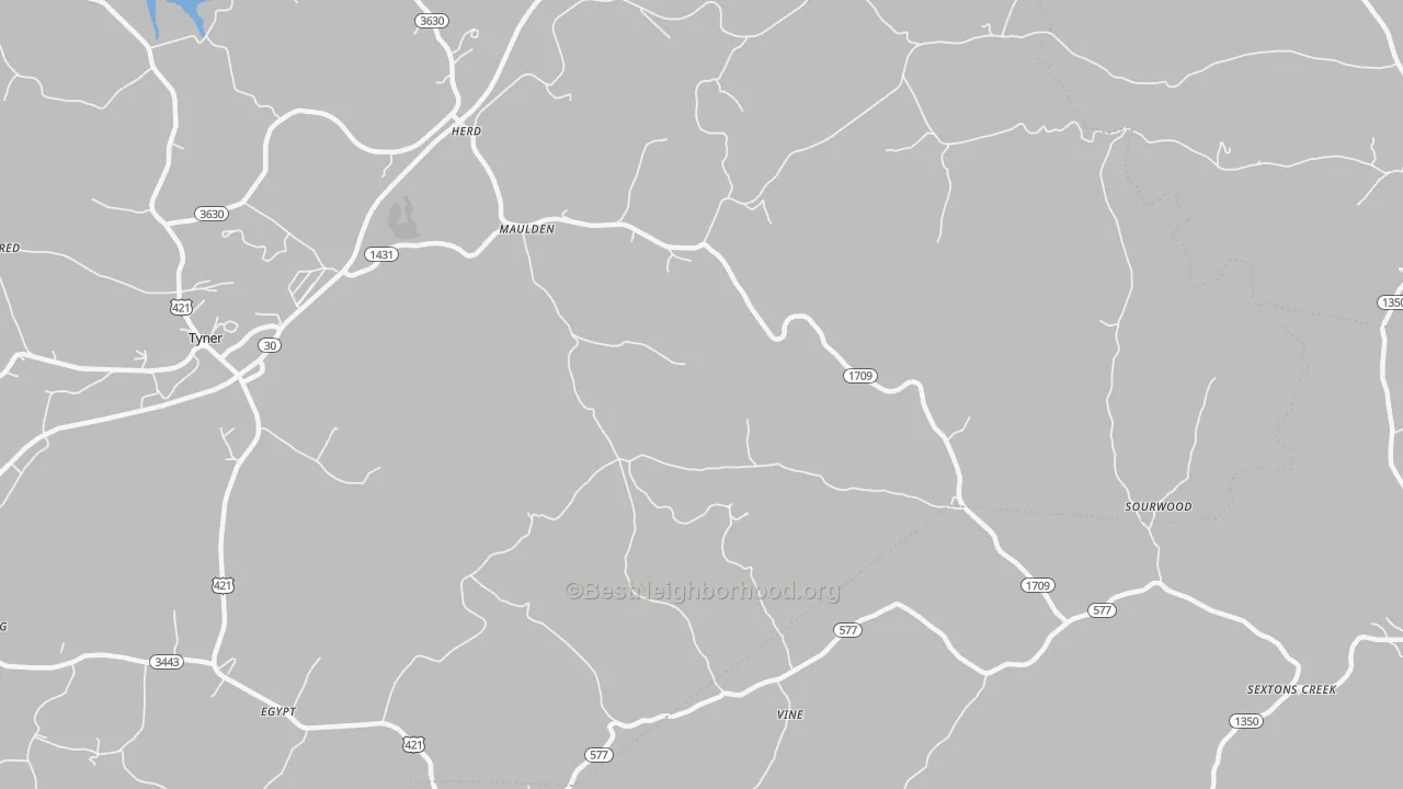 Transit Grade map of Maulden, KY
