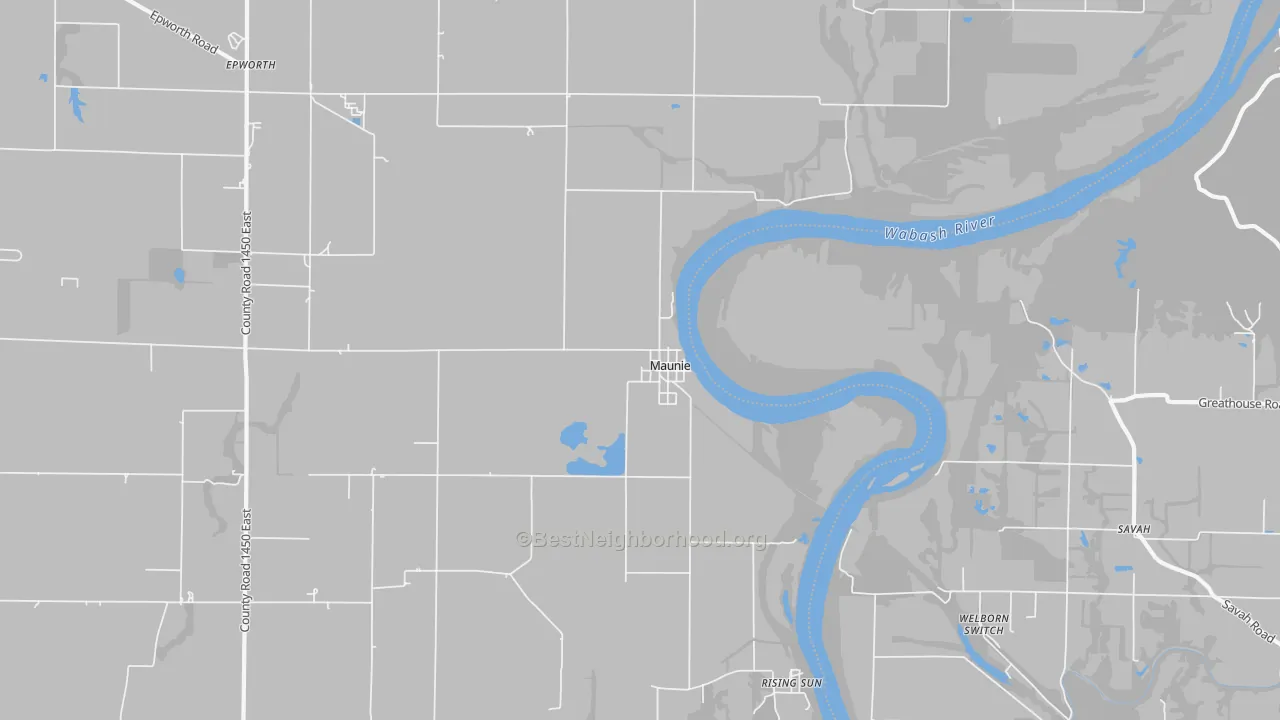Transit Grade map of Maunie, IL