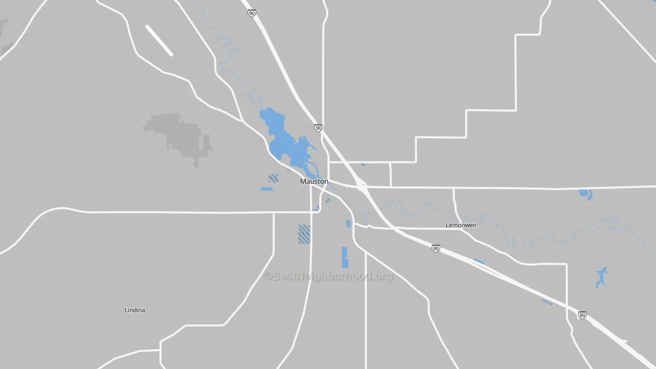 Transit Grade map of Mauston, WI