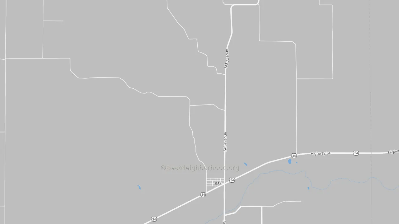 Transit Grade map of Max, NE
