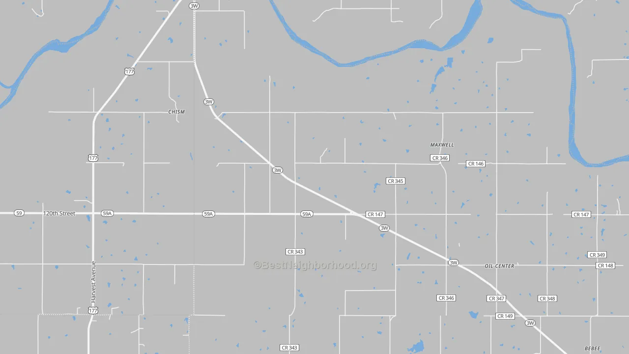 Transit Grade map of Maxwell, OK