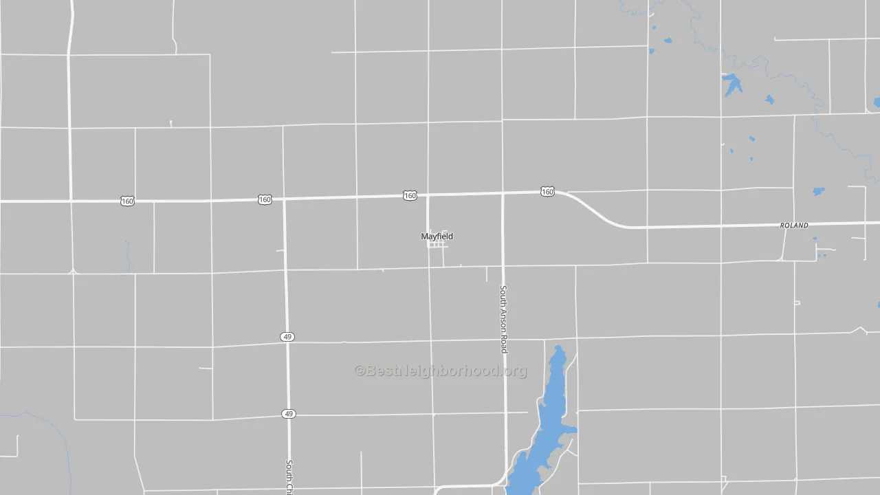 Transit Grade map of Mayfield, KS
