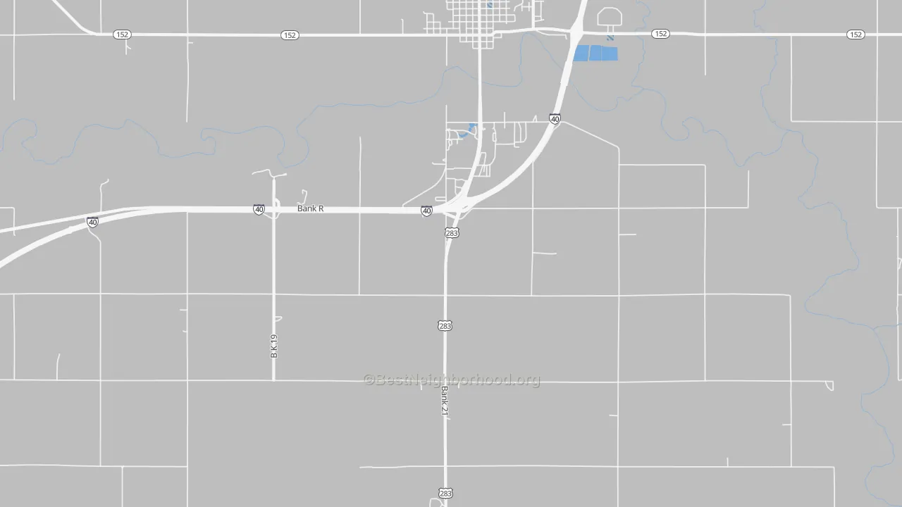 Transit Grade map of Mayfield, OK