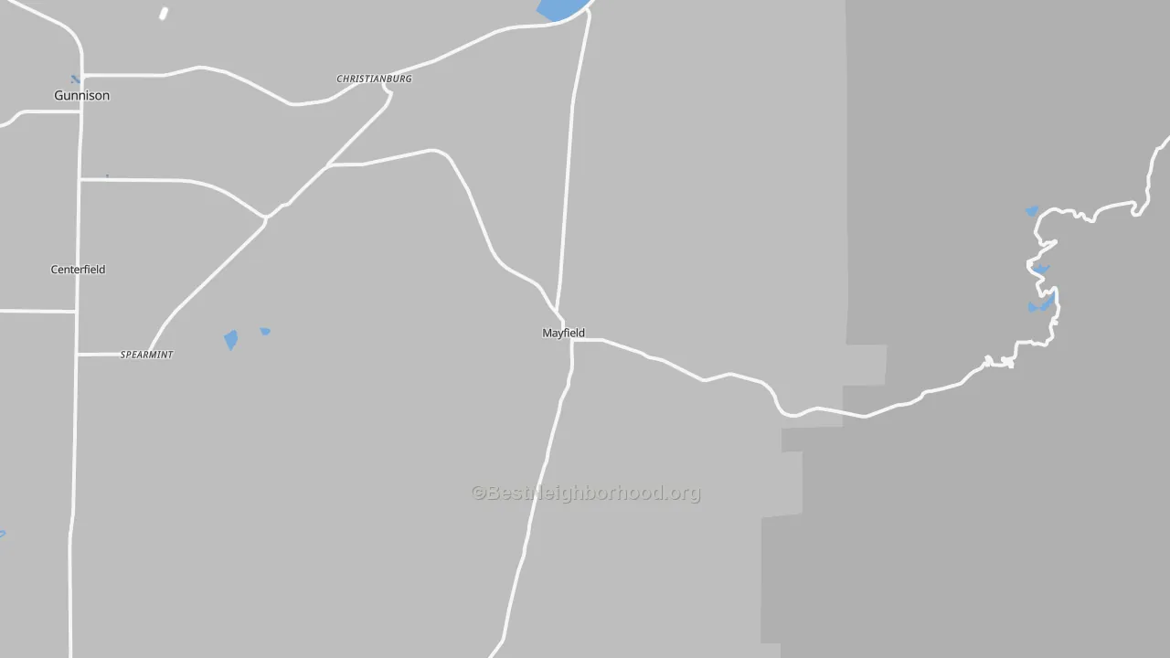 Transit Grade map of Mayfield, UT
