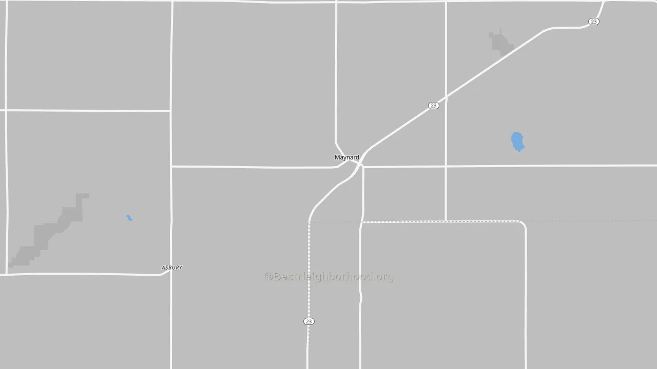 Transit Grade map of Maynard, MN