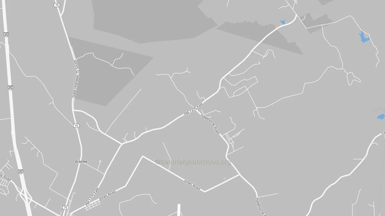 Transit Grade map of Maynard, TX