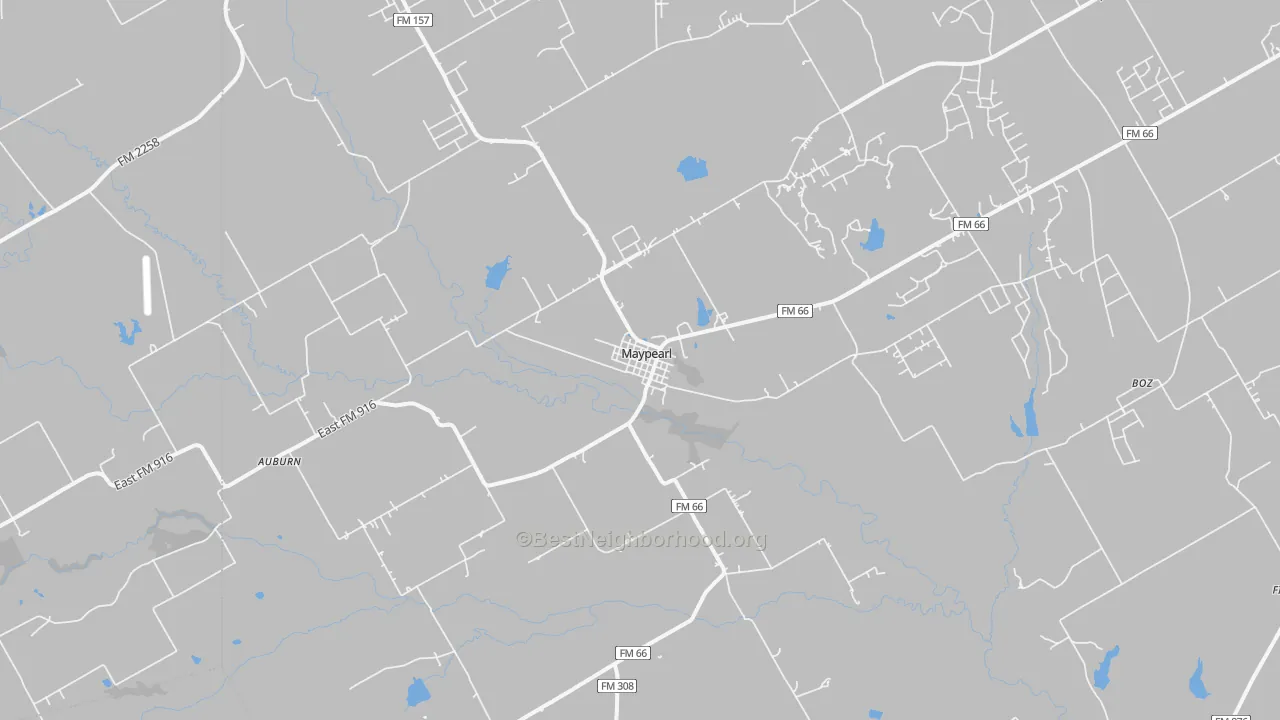 Transit Grade map of Maypearl, TX