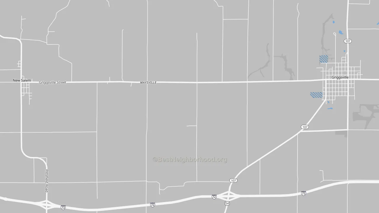 Transit Grade map of Maysville, IL