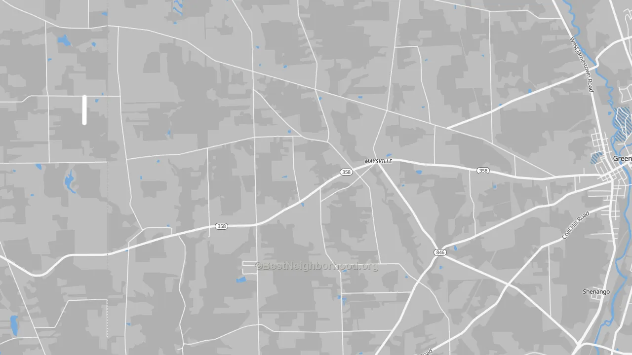 Transit Grade map of Maysville, PA