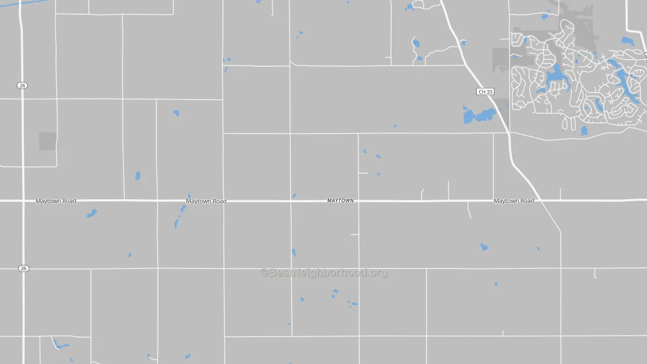 Transit Grade map of Maytown, IL