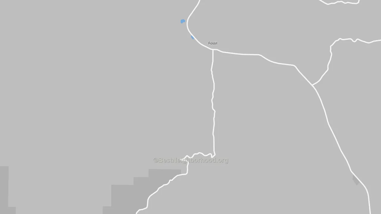 Transit Grade map of Mayville, OR