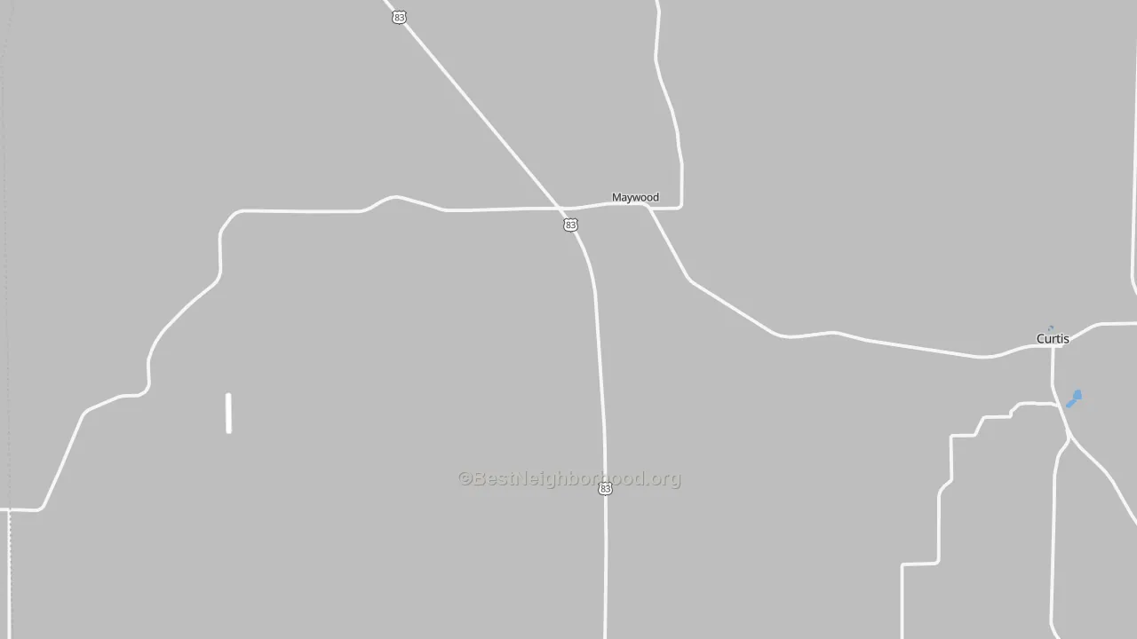 Transit Grade map of Maywood, NE