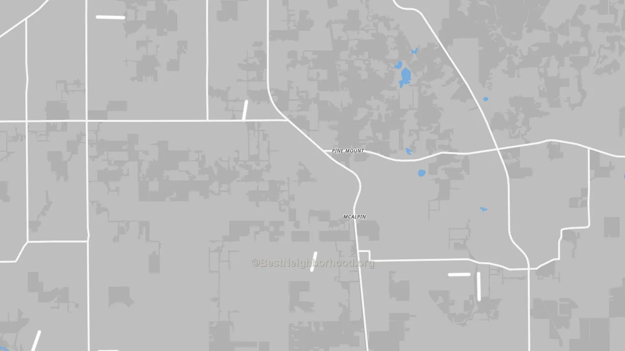 Transit Grade map of Mc Alpin, FL