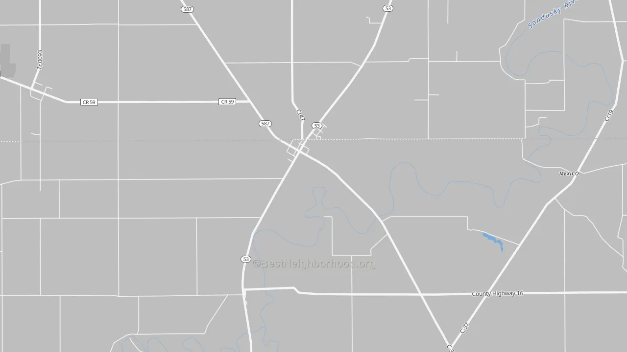 Transit Grade map of Mc Cutchenville, OH