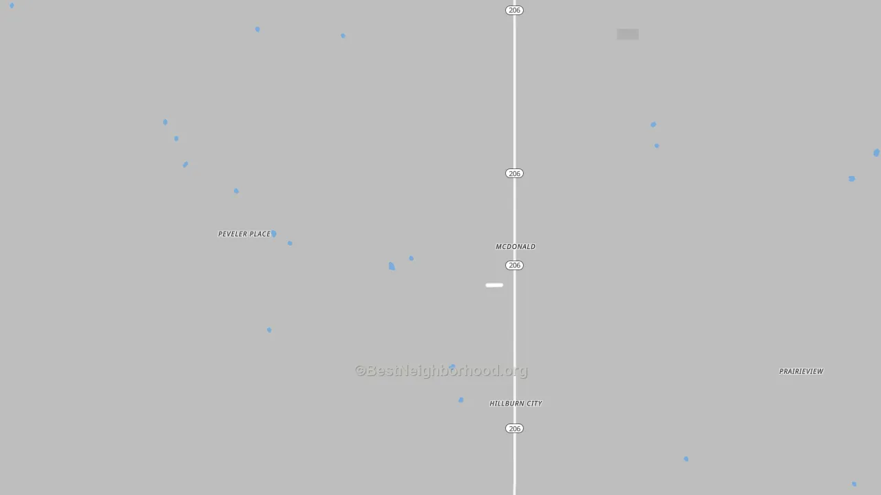 Transit Grade map of Mc Donald, NM