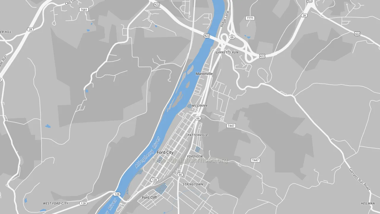 Transit Grade map of Mc Grann, PA