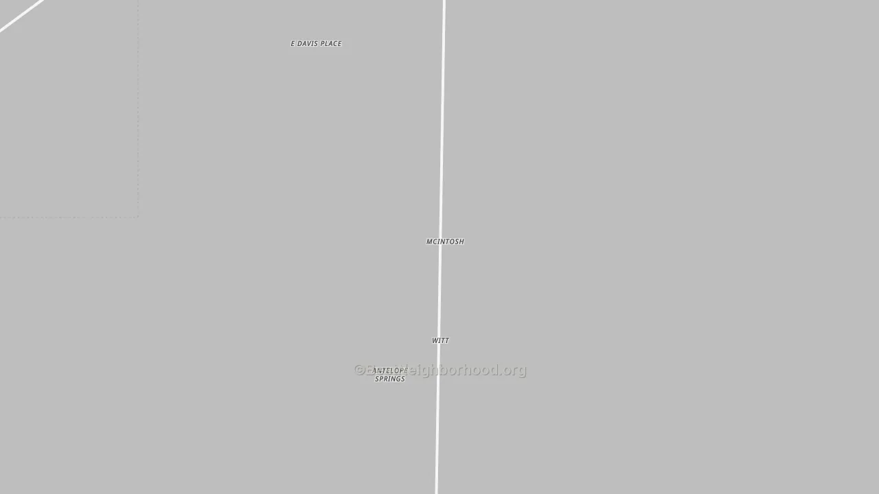 Transit Grade map of Mc Intosh, NM