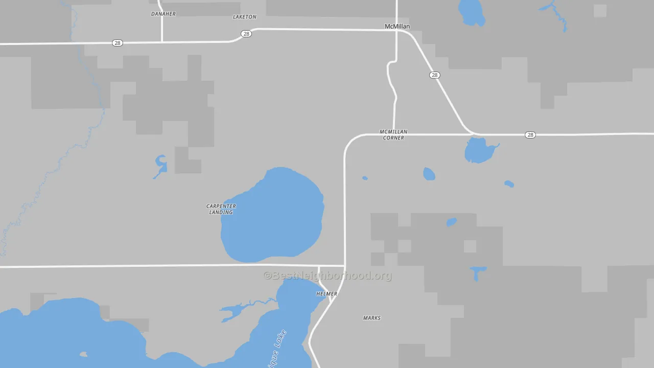 Transit Grade map of Mc Millan, MI