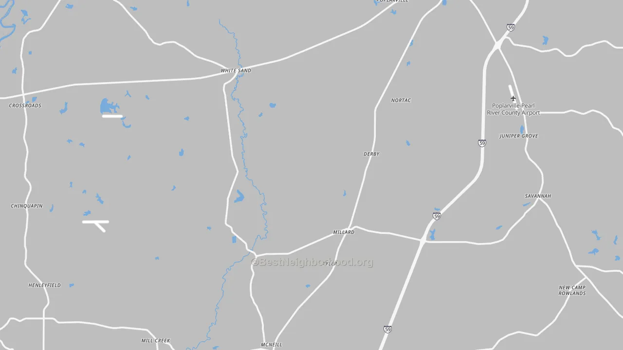 Transit Grade map of Mc Neill, MS